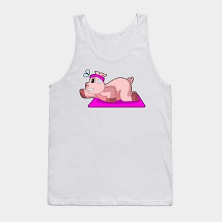 Pig Yoga Gymnastics Tank Top